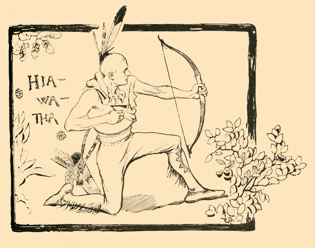 Hiawatha, 1882. alkotó: Unbekannt