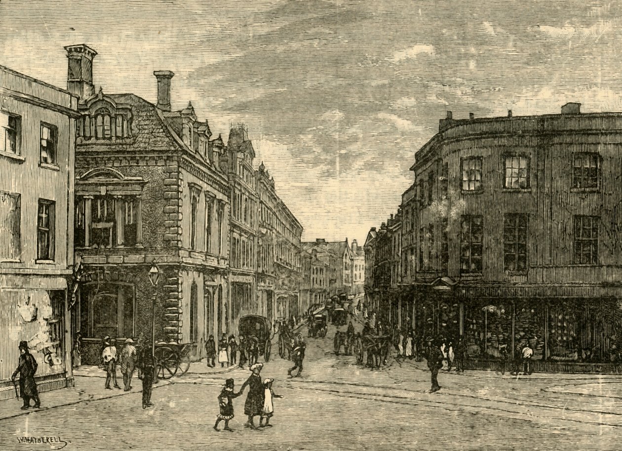 High Street, Newport, 1898. alkotó: Unbekannt