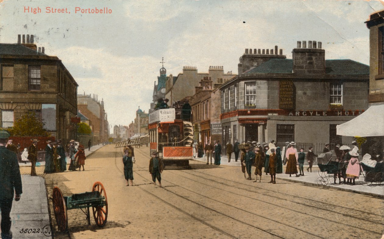 High Street, Portobello, 1913 alkotó: Unbekannt