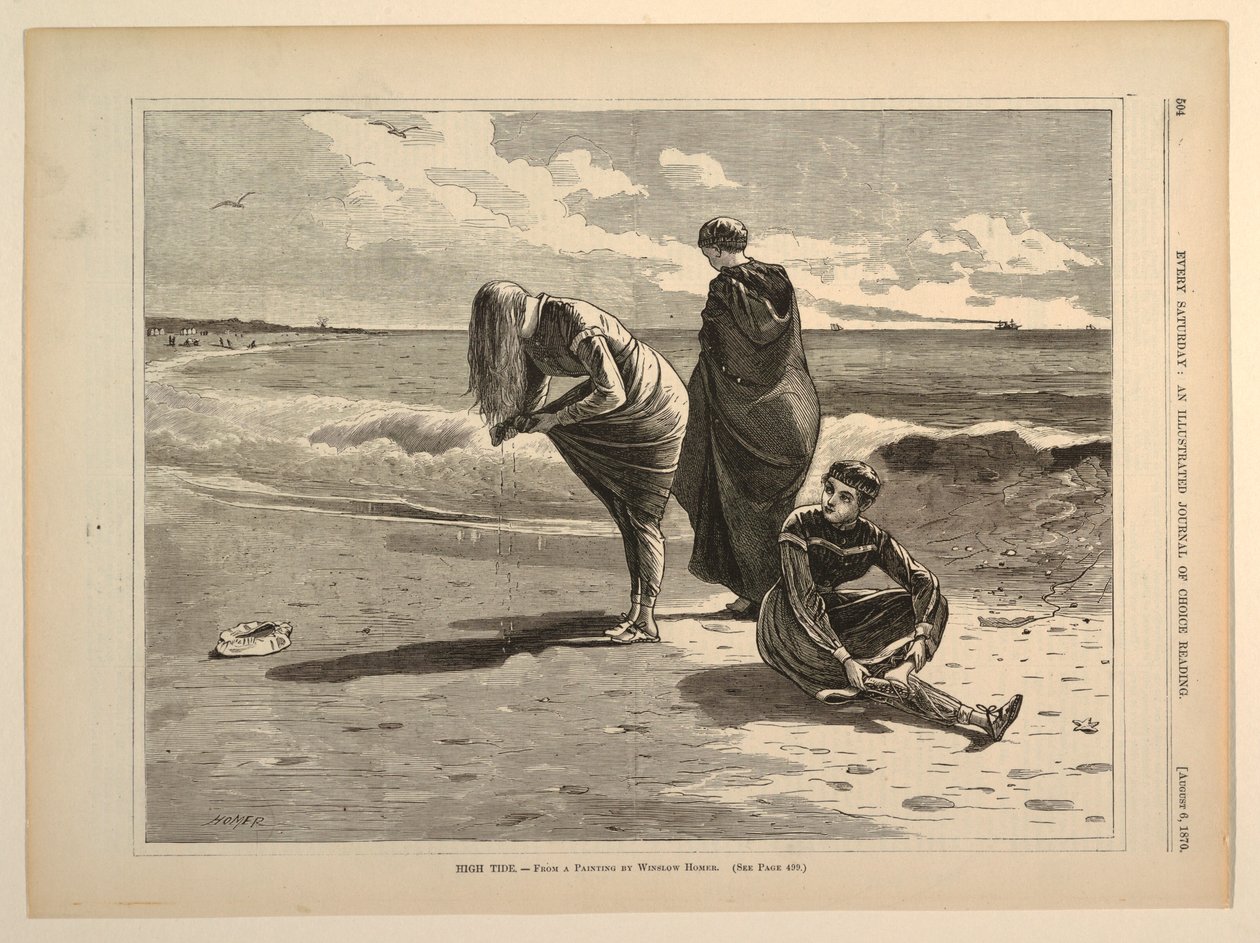 Nagy dagály, 1870. augusztus 6 -án, minden szombaton alkotó: Unbekannt