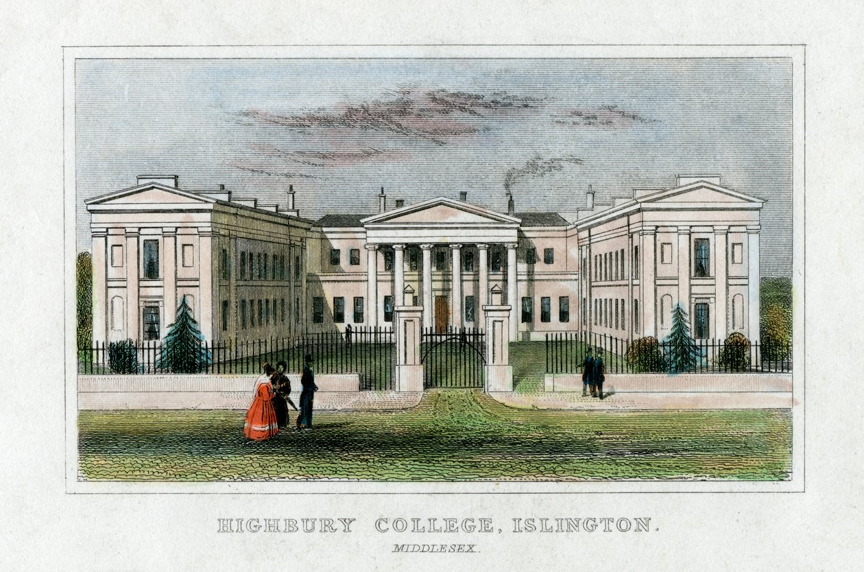 Highbury College, Islington, London, 19. század közepe alkotó: Unbekannt
