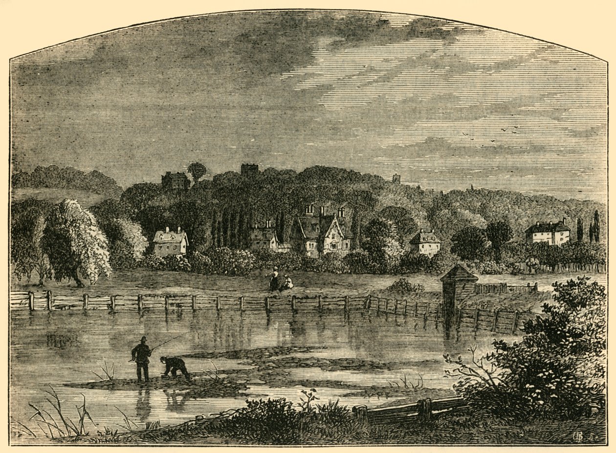 Highgate Ponds, c1876. alkotó: Unbekannt