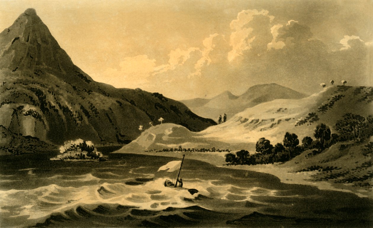 Binion-hegy a tótól, 1802. alkotó: Unbekannt
