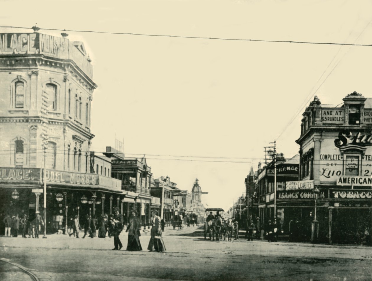 Hindley Street, Adelaide, 1901. alkotó: Unbekannt