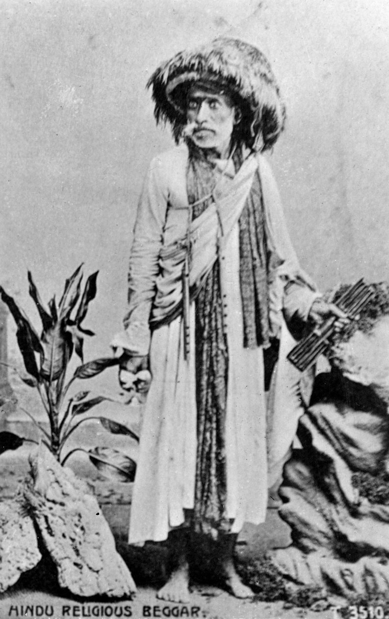 Hindu vallásos koldus, India, XX. század alkotó: Unbekannt