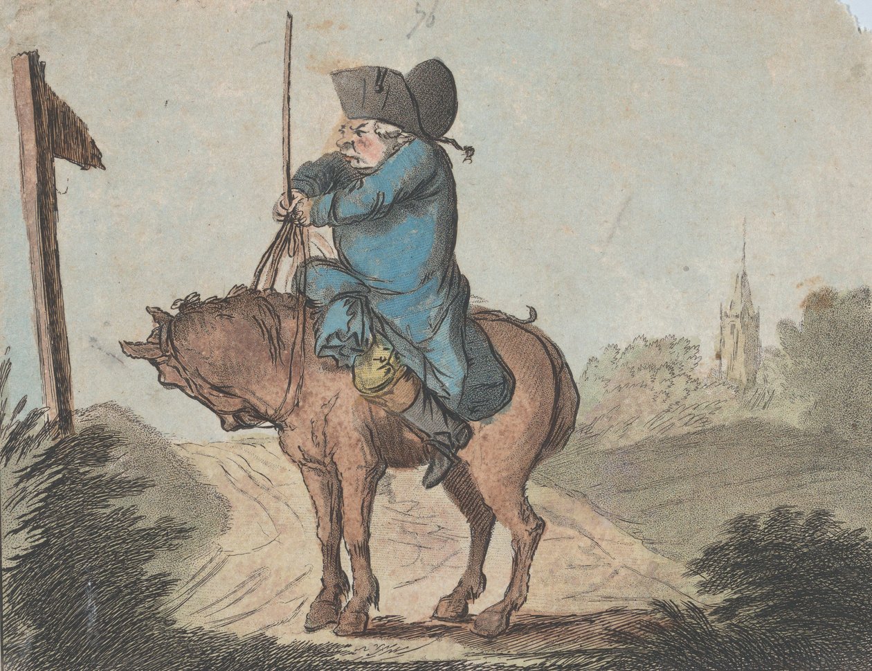 Tippek rossz lovasoknak, 1. sz.: A nyugtalanság tünetei, 1781. május 10. alkotó: Unbekannt