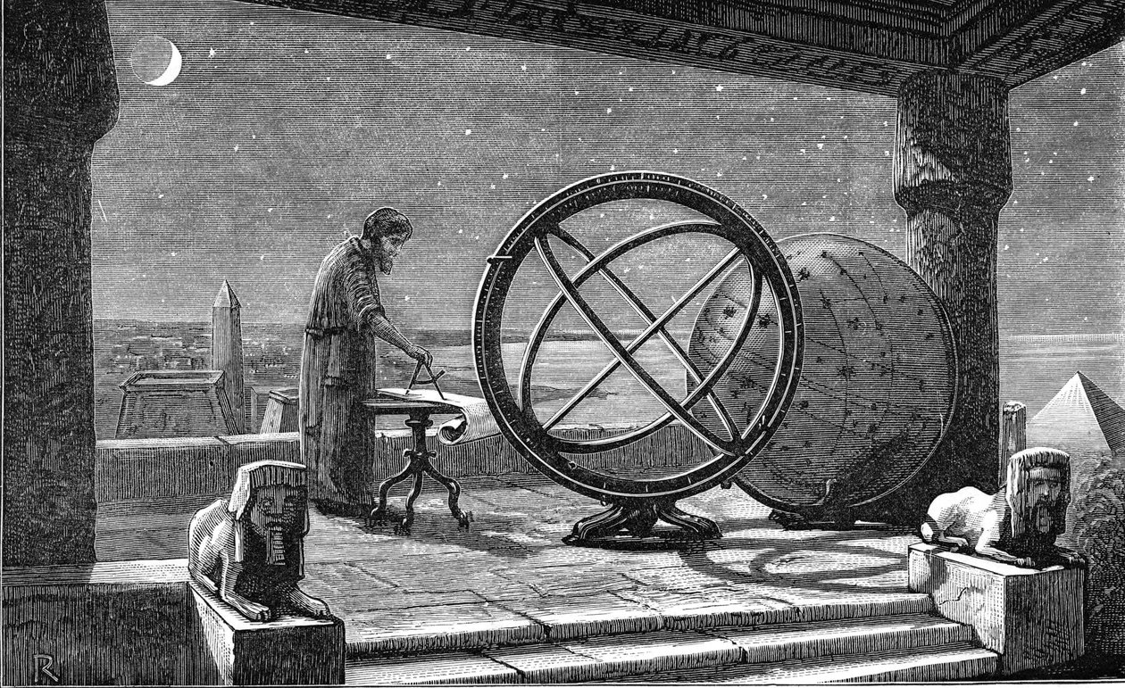 Hipparkhosz, ókori görög csillagász, ie 2. század, 1880 körül alkotó: Unbekannt