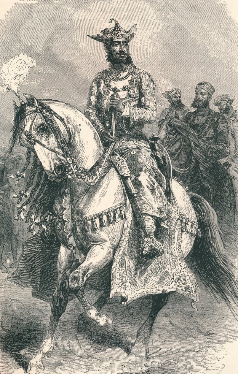 Őfelsége, Gwalior maharadzsa, 1896. alkotó: Unbekannt