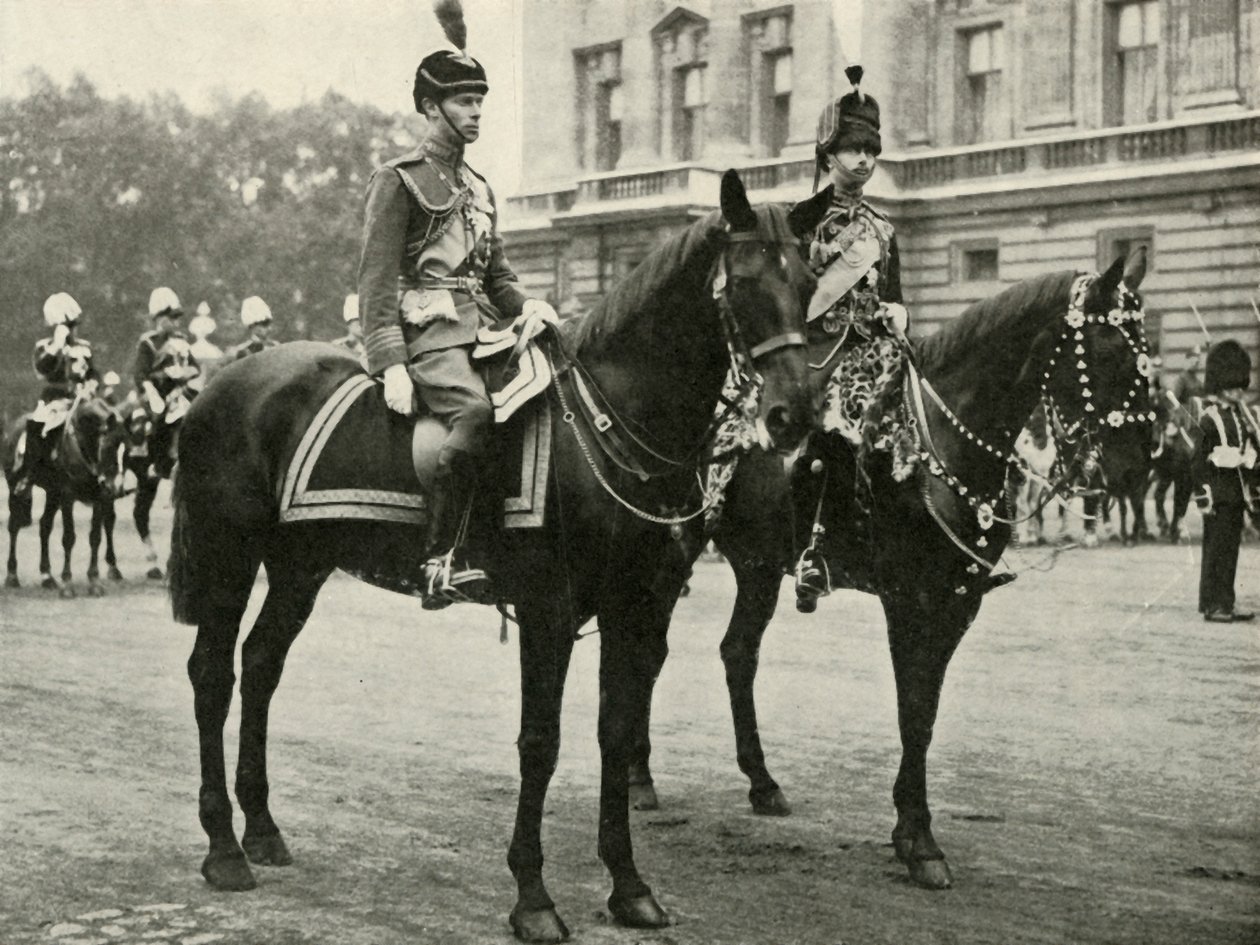 Őfelsége Gloucester hercegével, a színi csapatban, 1928, 1937. alkotó: Unbekannt