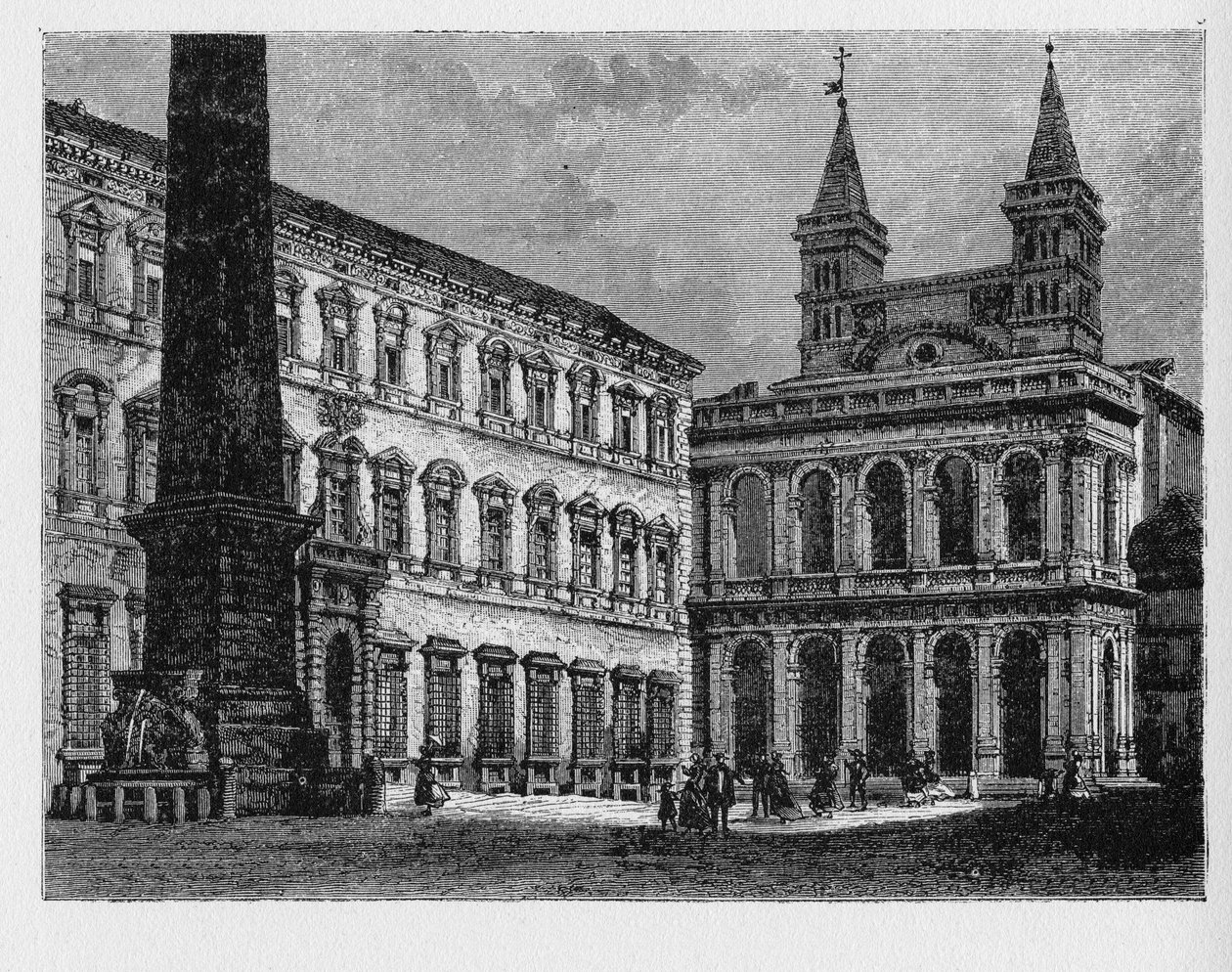 Az ókori Róma története. A Lateráni Szent János főbazilika a Római Egyházmegye székesegyháza és a római püspök, a pápa hivatalos egyházi székhelye. alkotó: Unbekannt