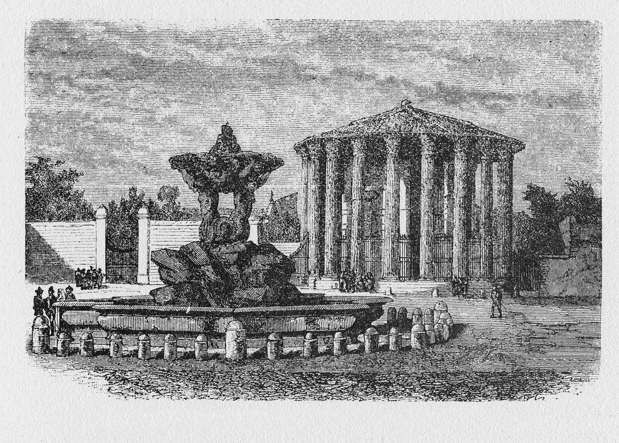 Az ókori Róma története. Forum Boarium A Forum Boarium az ókori Róma szarvasmarha-forum venalium volt. alkotó: Unbekannt