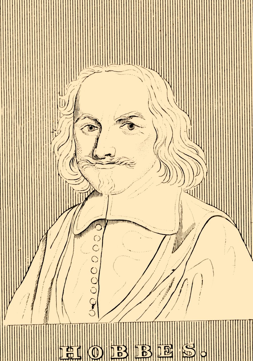 Hobbes, 1588-1679, 1830. alkotó: Unbekannt