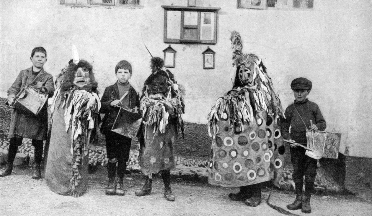 Hobbi-ló, május elsejei szertartások, Somerset, 1922 alkotó: Unbekannt