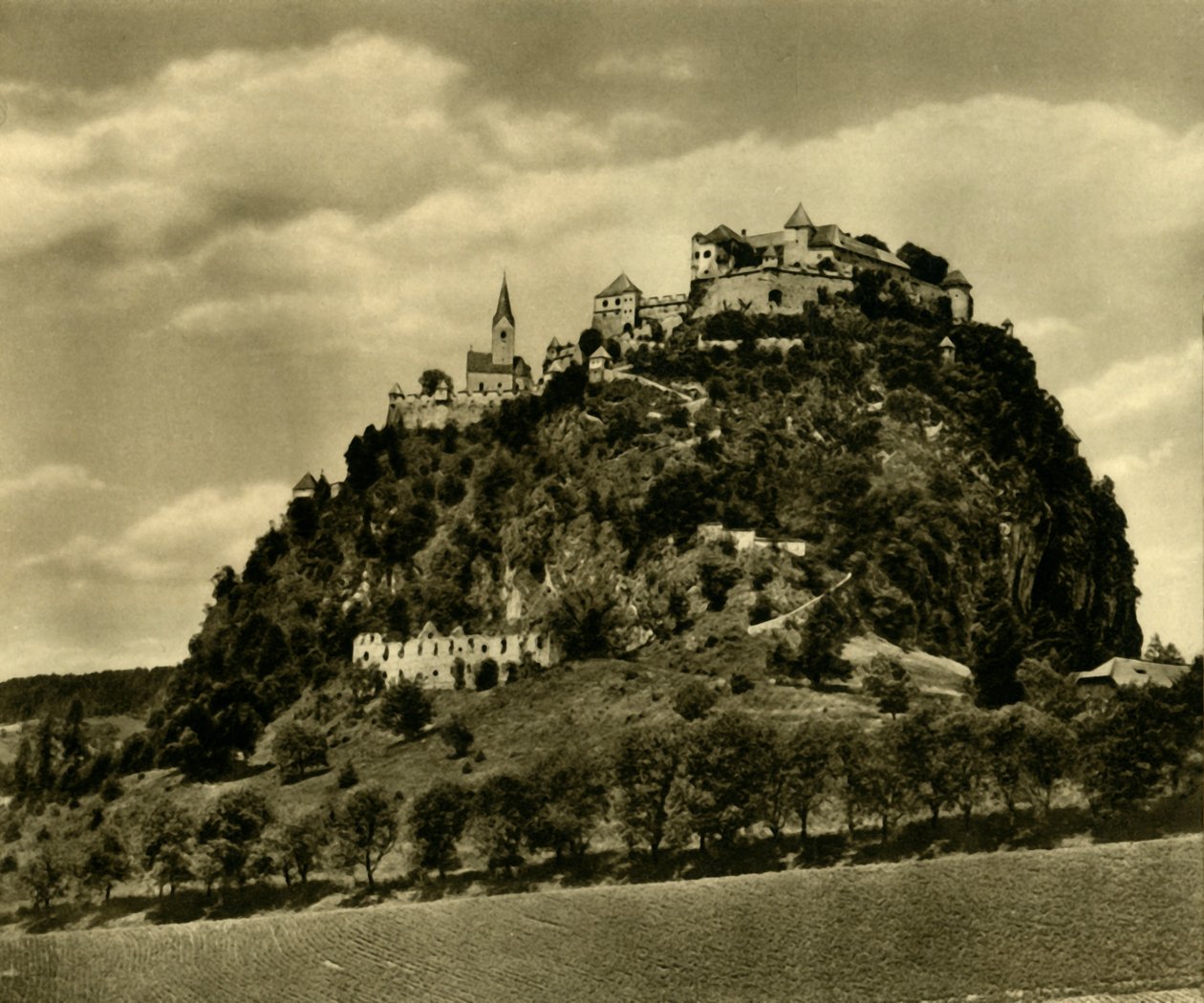 Hochosterwitz kastély, Karintia, Ausztria, c1935. alkotó: Unbekannt