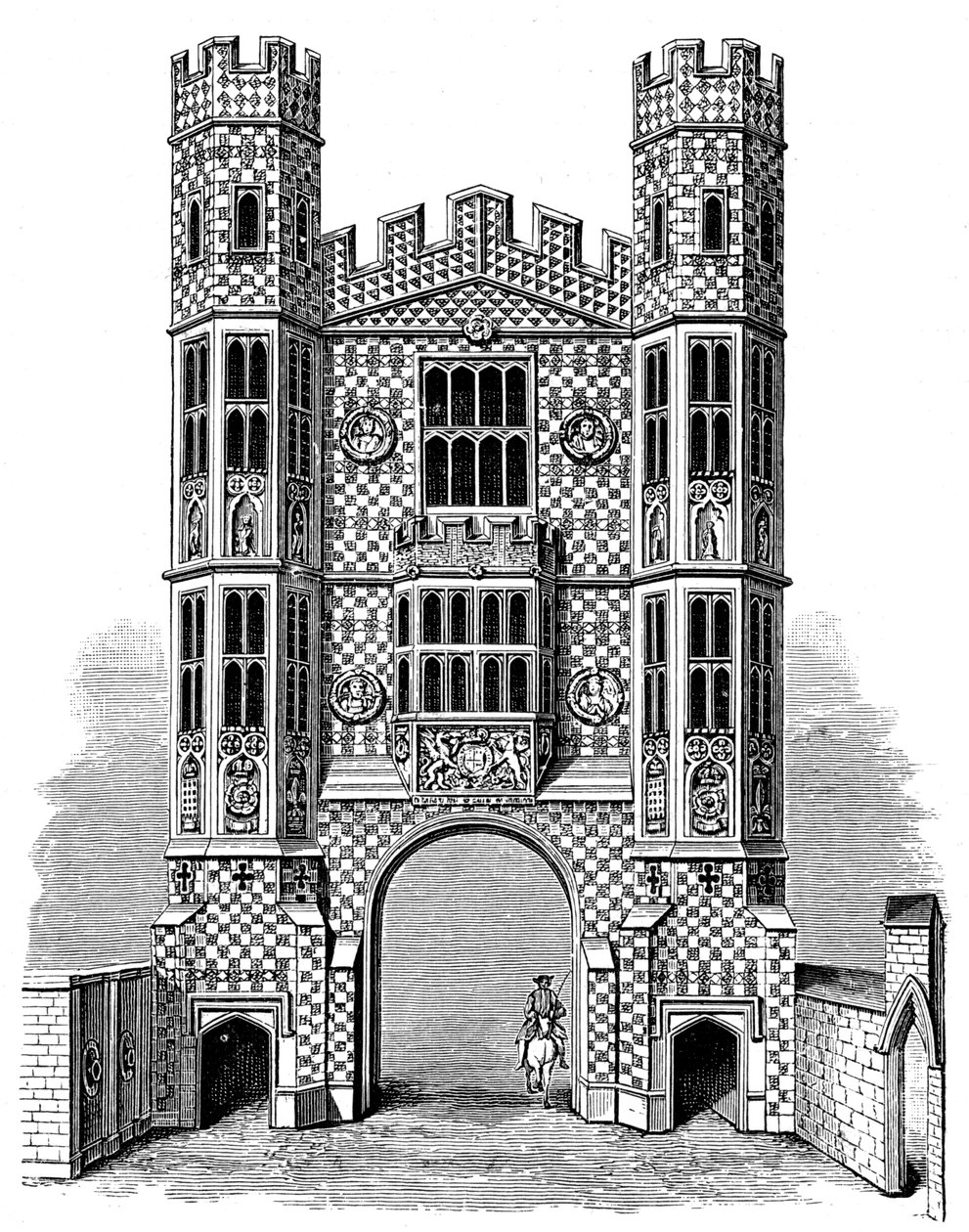 Holbein Gate, Whitehall, London, 1893 alkotó: Unbekannt