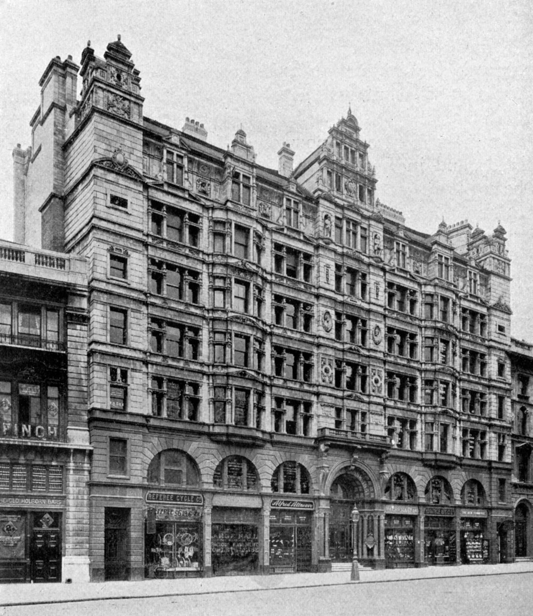 Holborn a Birkbeck Bank előtt, London, 1904 alkotó: Unbekannt