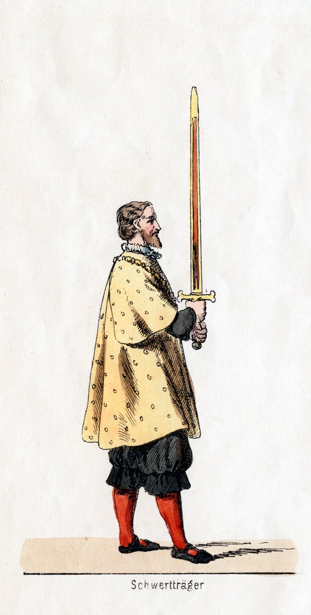 Kardtartó, Shakespeare drámájának jelmezterve, VIII. Henrik, XIX. alkotó: Unbekannt