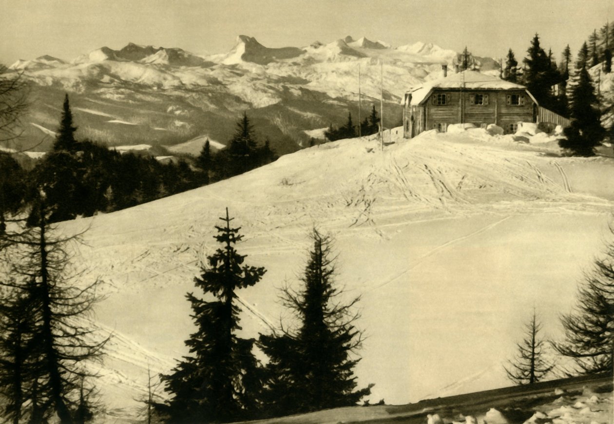 Hollhaus, Dachstein, Stájerország, Ausztria, 1935. alkotó: Unbekannt