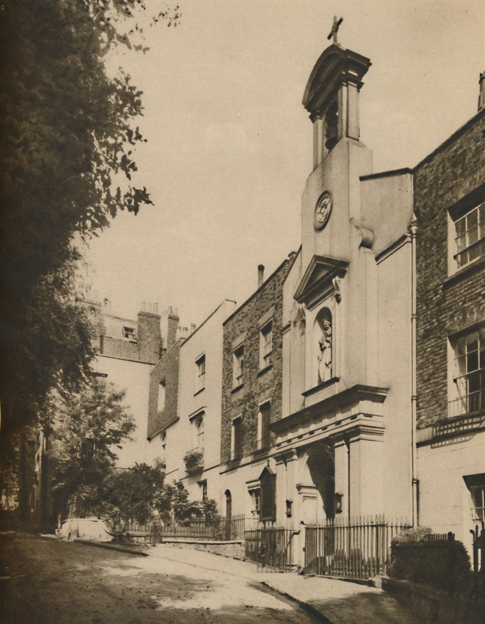 Holly Place, Csendes mellékút a Hampstead Hill oldalán, 1935. alkotó: Unbekannt