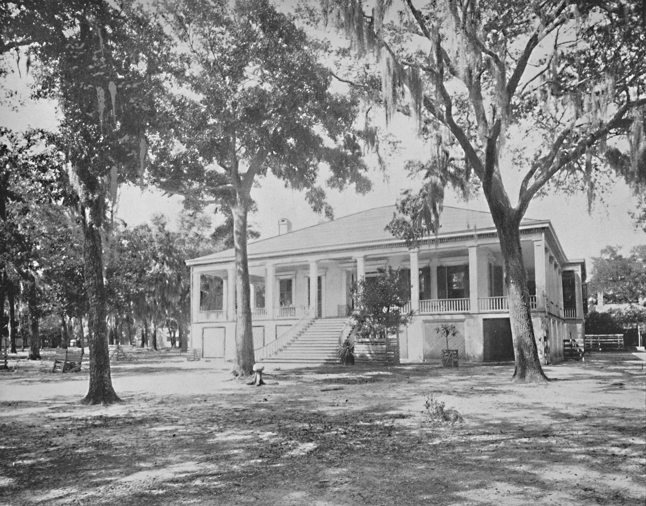 Jefferson Davis otthona, Beauvoir, Louisiana, 1897. alkotó: Unbekannt
