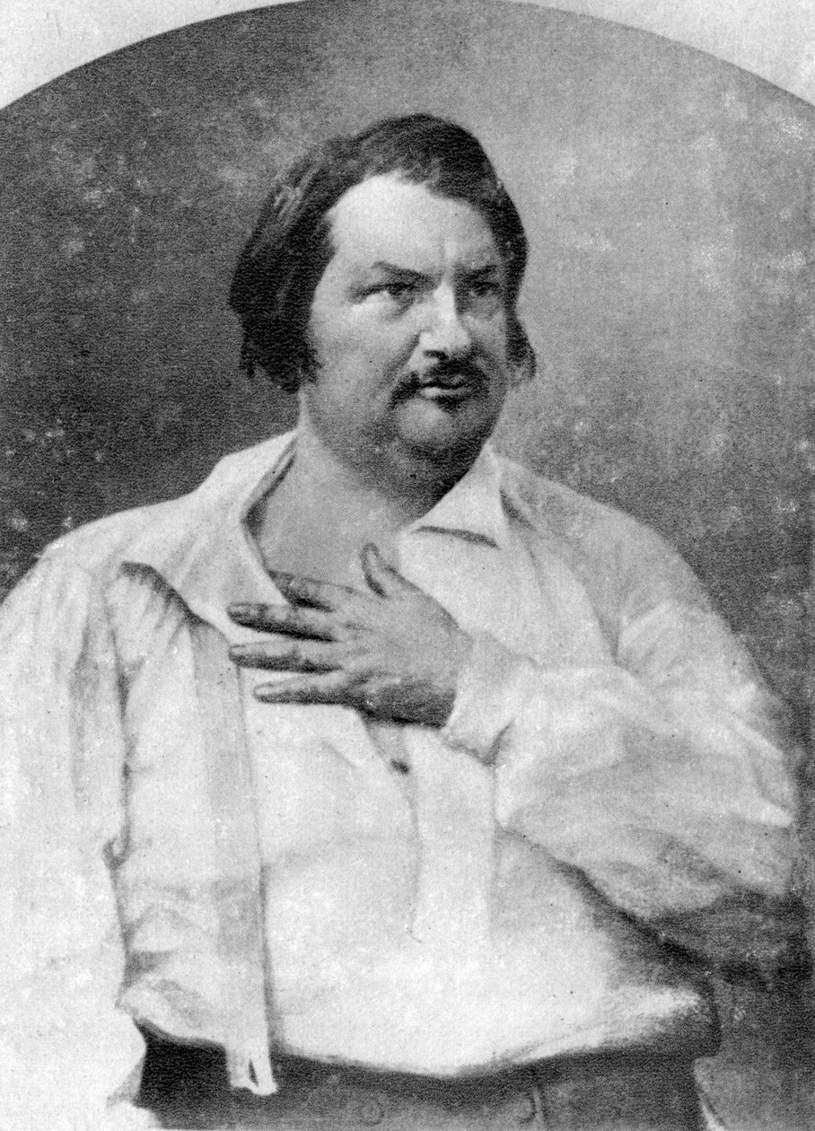 Honore de Balzac francia regényíró, 1845-1890 alkotó: Unbekannt