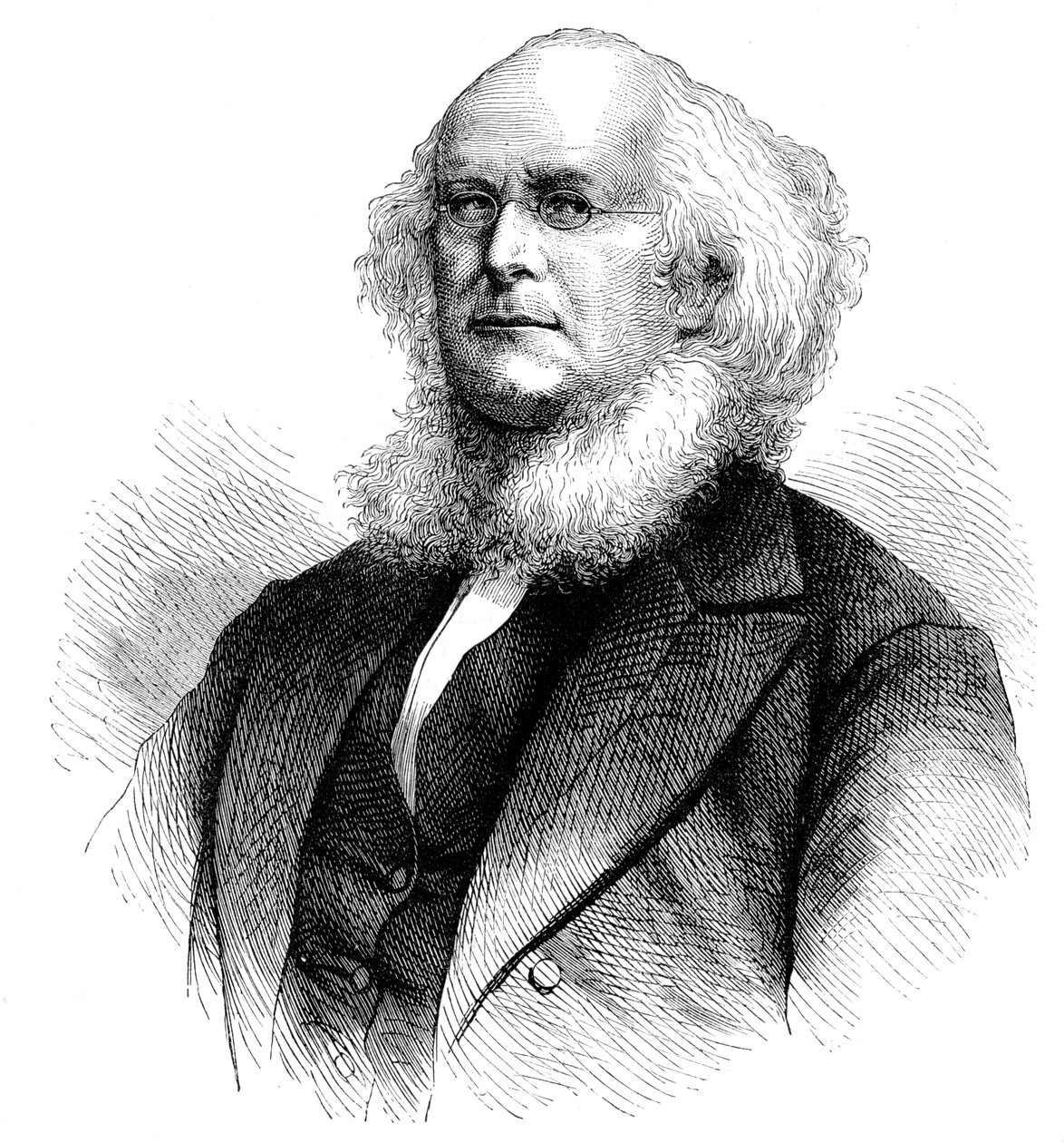 Horace Greeley amerikai lapszerkesztő, politikus és reformer, 1880 alkotó: Unbekannt
