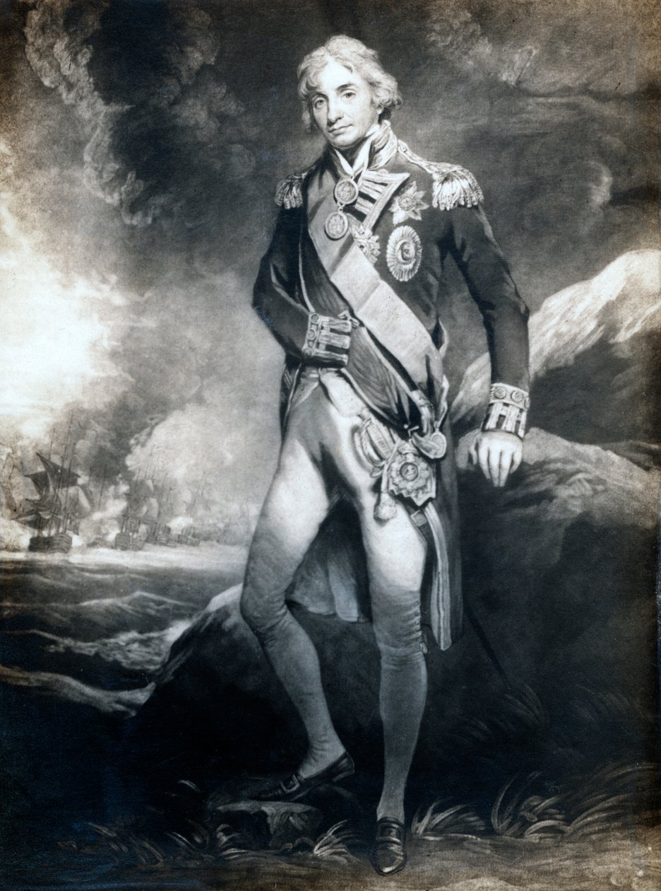 Horatio Nelson, Nelson 1. vikomt, angol haditengerészeti parancsnok, XIX alkotó: Unbekannt