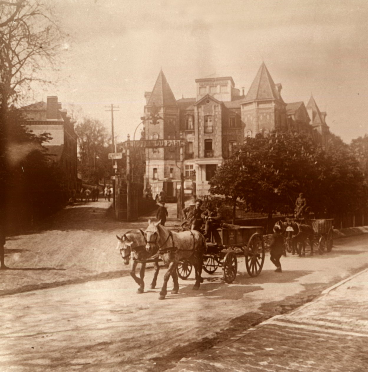 Lóvontatású mentőautó, Belgium, c1914-c1918 alkotó: Unbekannt