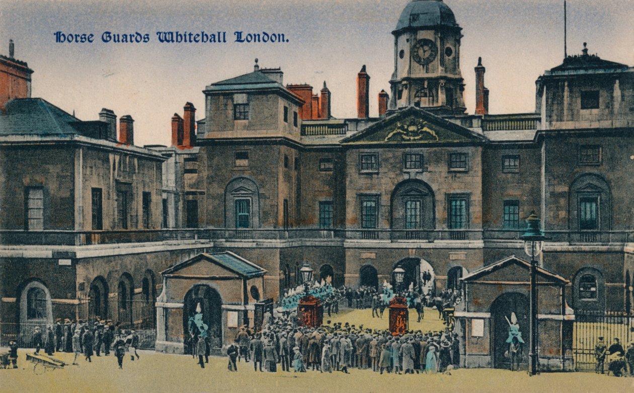 Horse Guards Whitehall London, 1910. alkotó: Unbekannt
