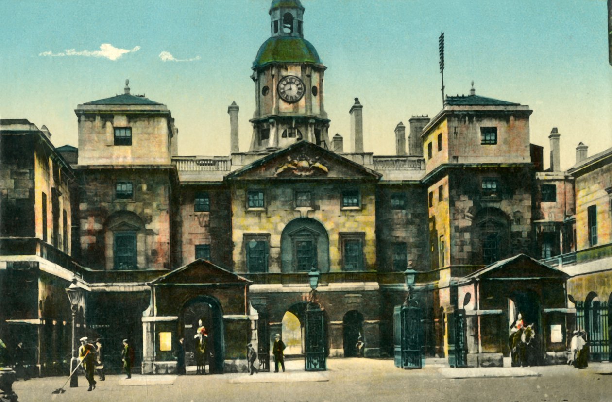 Horse Guards, Whitehall, London, 1910. alkotó: Unbekannt