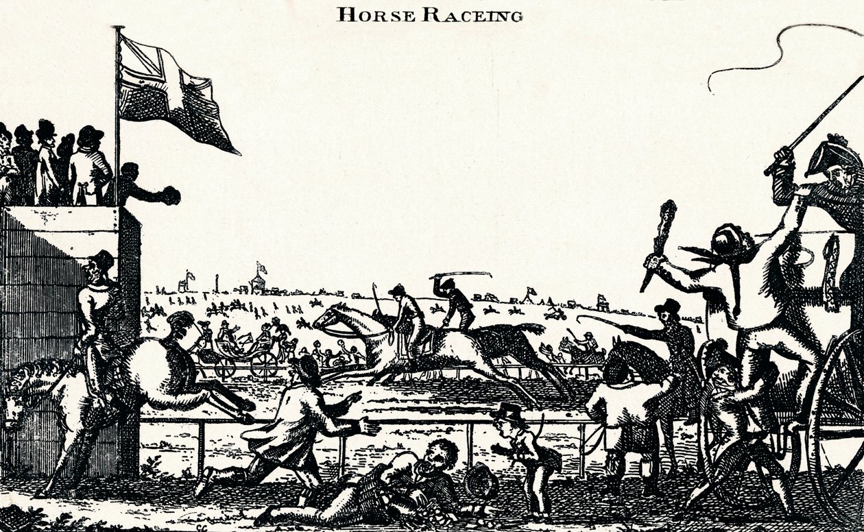 Lóverseny, c1804, 1903 alkotó: Unbekannt