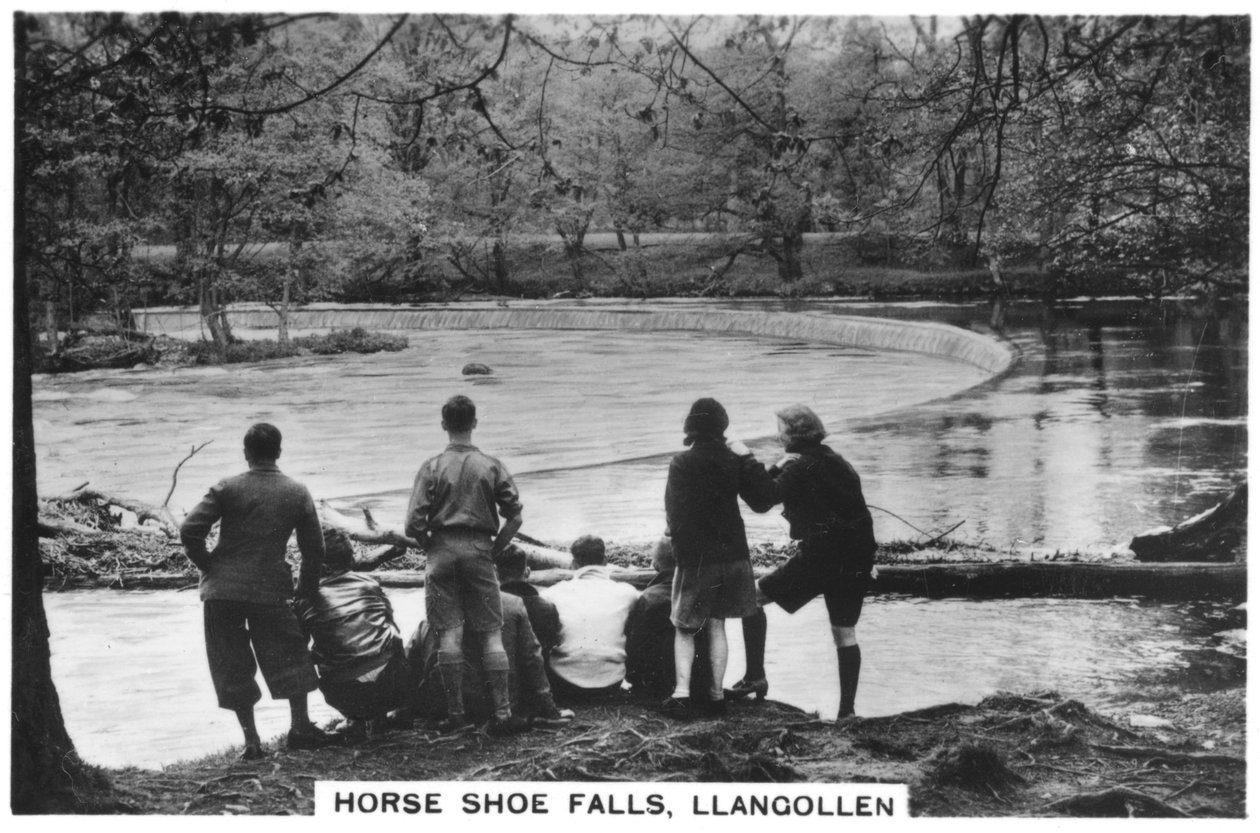Horse Shoe Falls, Llangollen, 1937 alkotó: Unbekannt