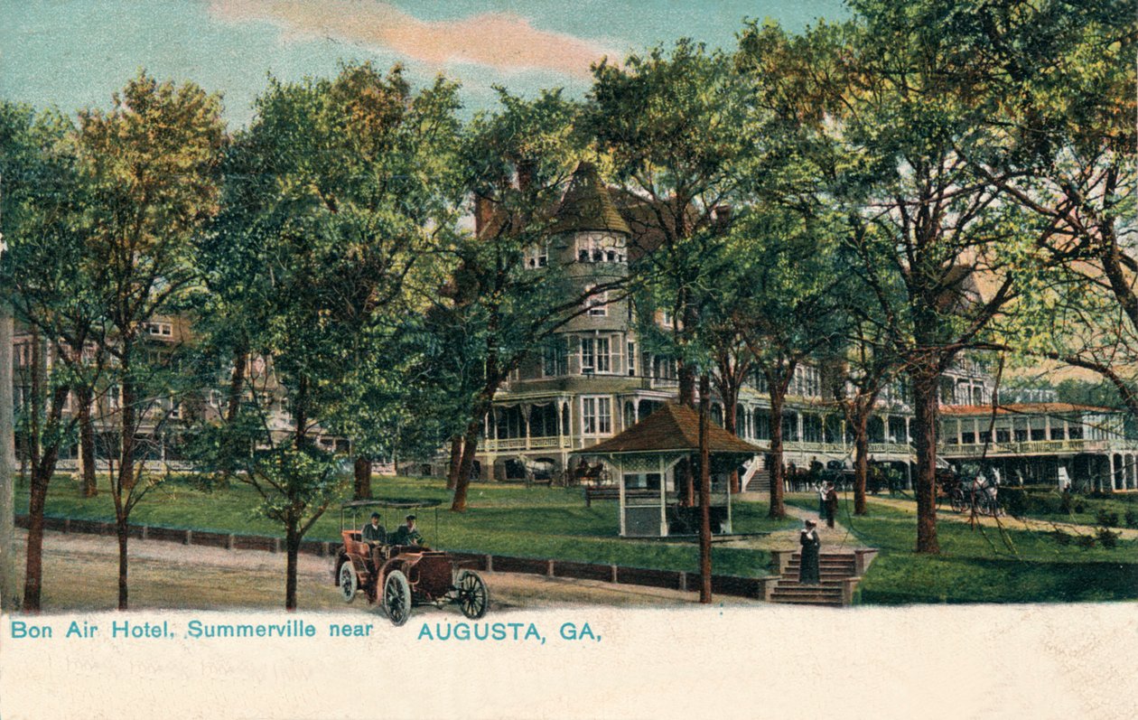 Hotel Bon Air, Augusta, Georgia, 1910 alkotó: Unbekannt