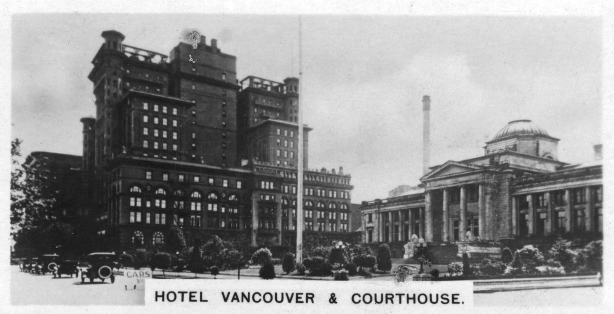 Hotel Vancouver and Courthouse, Kanada, 1920-as évek alkotó: Unbekannt