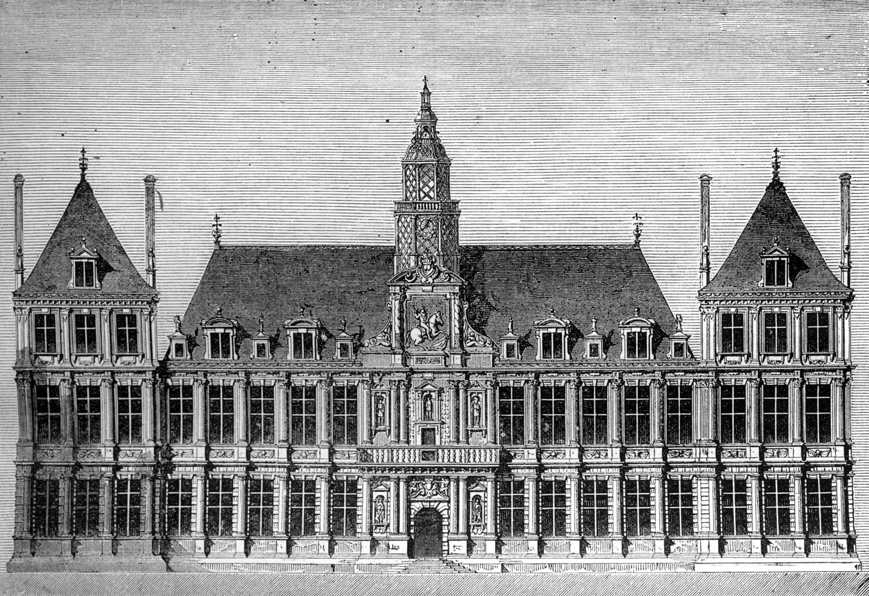 Városháza, Reims, Franciaország, 1882-1884 alkotó: Unbekannt