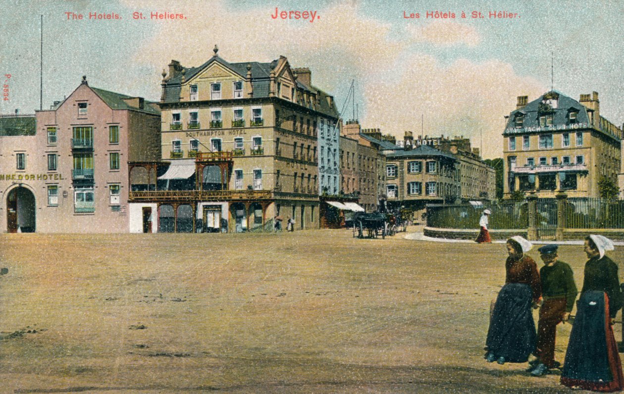Szállodák itt: St Helier, Jersey, 1907 alkotó: Unbekannt