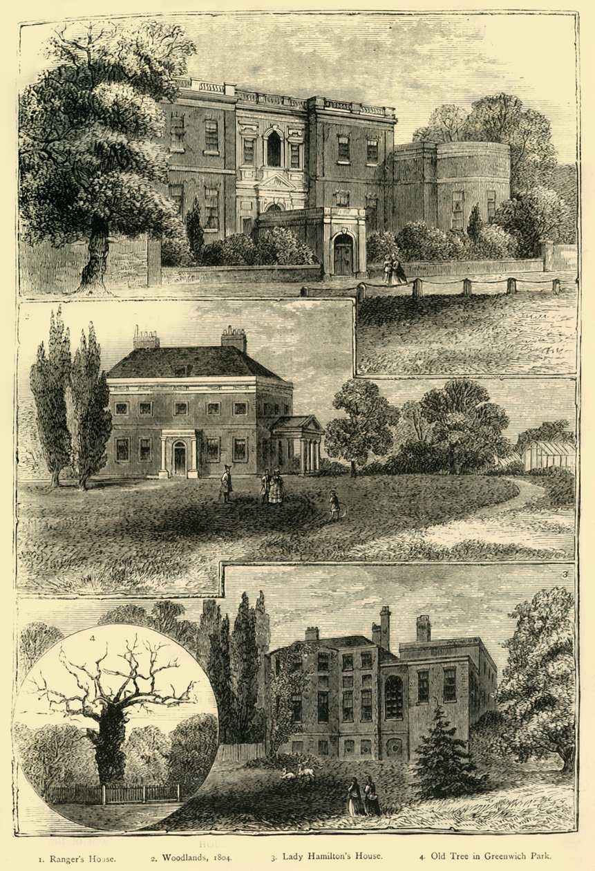Houses Round Greenwich Park, 1878. alkotó: Unbekannt