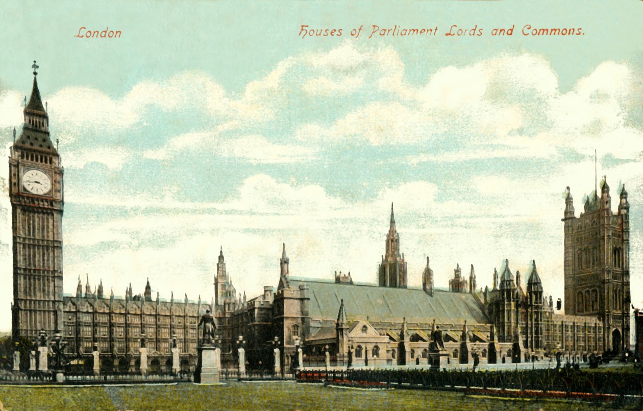 House of Parliament Lords and Commons, 19. század vége – 20. század eleje. alkotó: Unbekannt