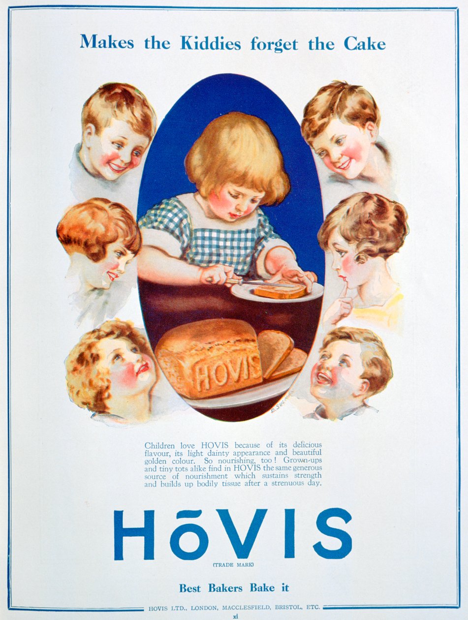Hovis kenyérreklám, 1928 alkotó: Unbekannt