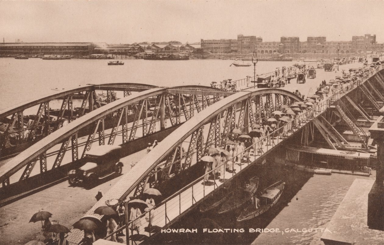 Howrah úszó híd, Kalkutta, 1905 alkotó: Unbekannt
