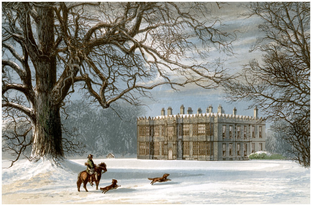 Howsham Hall, Yorkshire, a Cholmley család otthona, 1880 alkotó: Unbekannt