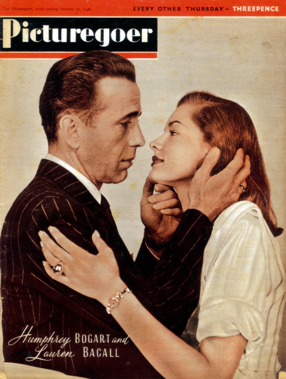 Humphrey Bogart 1899-1957 és Lauren Bacall (1924) amerikai színészek, 1946 alkotó: Unbekannt