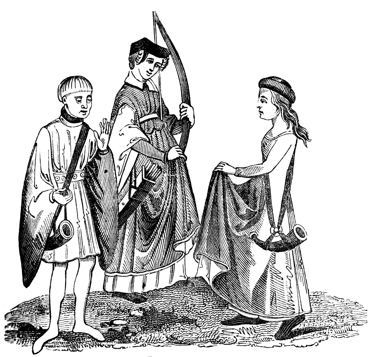 Vadászruhák, 15. század, 1833 alkotó: Unbekannt