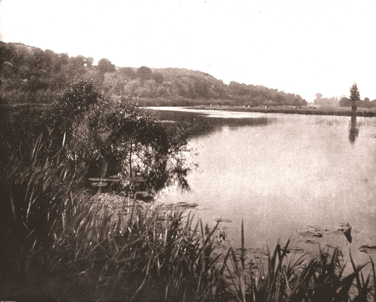 Hurley Reach, Temze folyó Bisham és Medmenham között, Buckinghamshire, 1894. alkotó: Unbekannt
