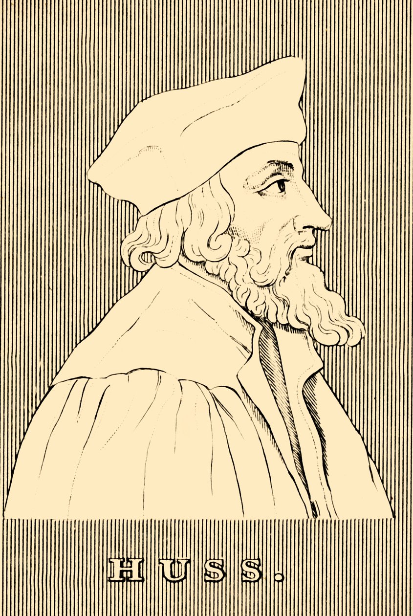 Husz, c1369-1415, 1830. alkotó: Unbekannt
