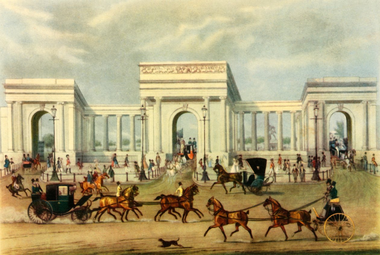 „Hyde Park Corner”, 19. század, 1944. alkotó: Unbekannt