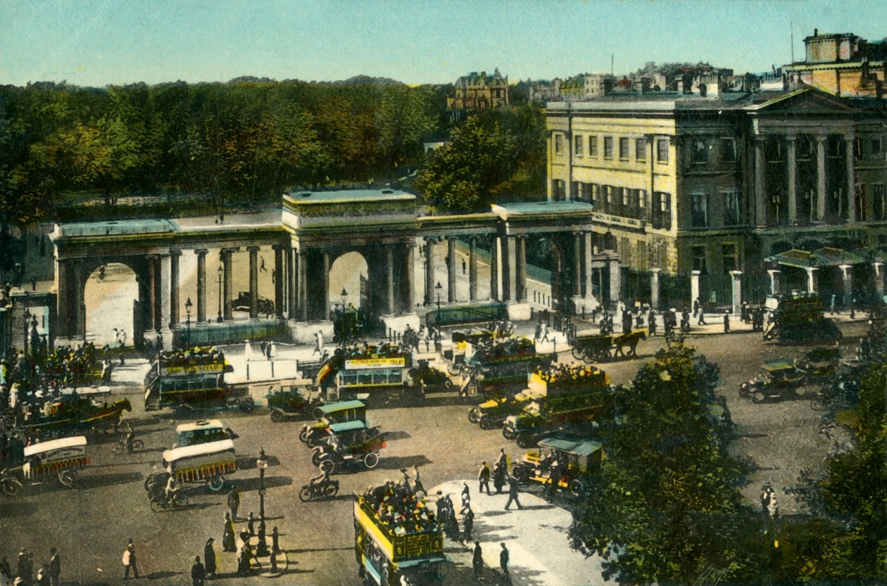 Hyde Park Corner, London, 1910. alkotó: Unbekannt