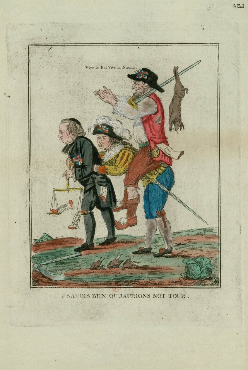 Biztos voltam benne, hogy ránk kerül a sor, 1789. alkotó: Unbekannt