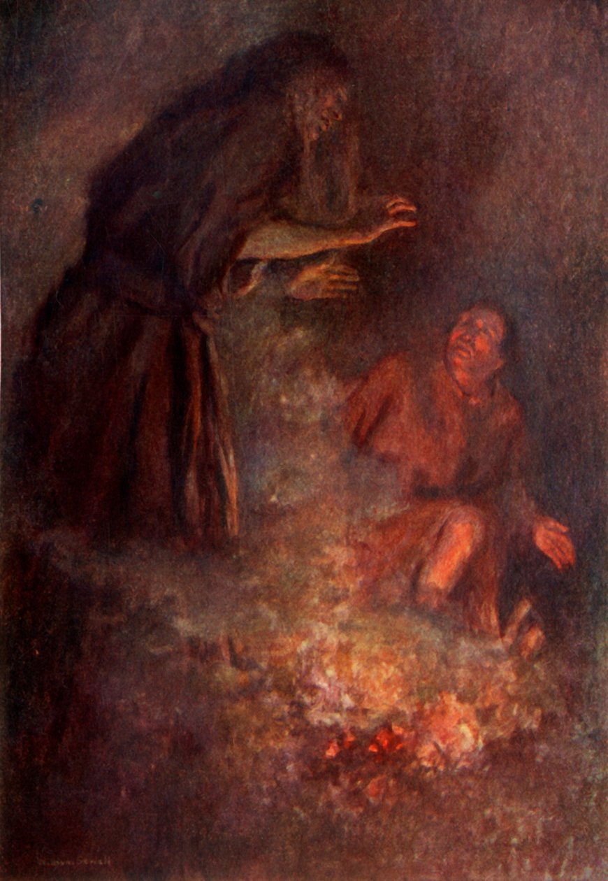 „Láttam, milyen fekete az arca, és megborzongtam a rémülettől”, 1917. alkotó: Unbekannt