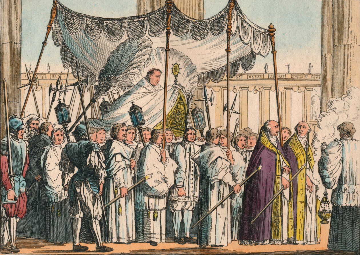 XII. Leó legfelsőbb pápa, 1824. alkotó: Unbekannt